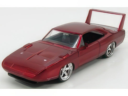 DODGE DOM'S CHARGER DAYTONA 1969 FAST & FURIOUS VI (2012) RED MET/JADA 1/24ミニカー