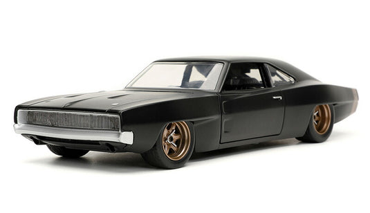 1968 Dodge Charger ワイドボディ プライマーブラック ワイルドスピード/ジェットブレイク ミニカー / JADA 1/24