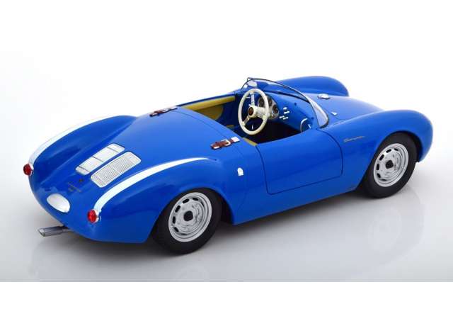 ギャラリービューアに画像をロードする, 【予約】PORSCHE 550A スパイダー 1956 ブルー/ KK-SCALE 1/12 ミニカー