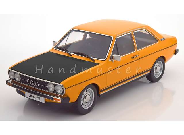 ギャラリービューアに画像をロードする, 1972 Audi 80 GT/E, yellow/black/KK-SCALE 1/18ミニカー 1500台限定