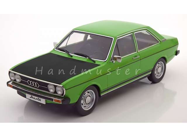 ギャラリービューアに画像をロードする, 1972 Audi 80 GT/E, green/black/KK-SCALE 1/18ミニカー 1500台限定