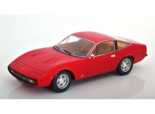ギャラリービューアに画像をロードする, 1971 Ferrari 365 GTC 4, red with brown interieur/KK-SCALE 1/18ミニカー 750台限定