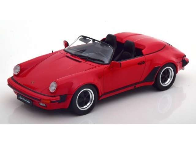 ギャラリービューアに画像をロードする, 1989 Porsche 911 Speedster, red/KK-SCALE 1/18ミニカー 1500台限定