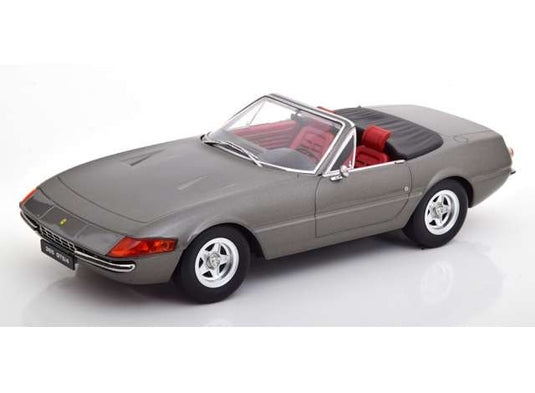 1971 フェラーリ 365 GTB Daytona スパイダー シリーズ2 グレー/ KK - Scale 1/18 ミニカー