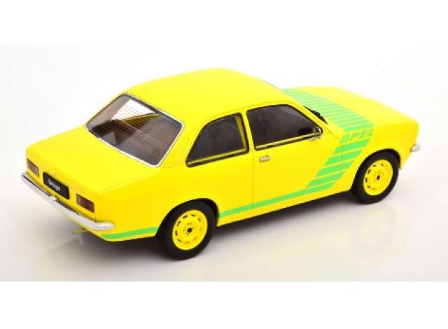 ギャラリービューアに画像をロードする, 1973 Opel Kadett C Swinger, yellow/green/KK-SCALE 1/18ミニカー