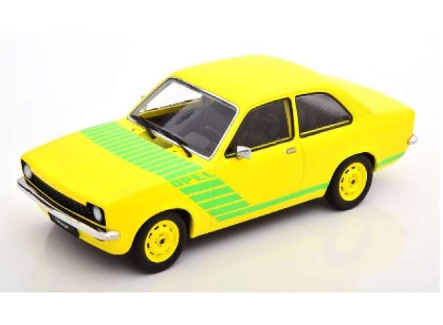 ギャラリービューアに画像をロードする, 1973 Opel Kadett C Swinger, yellow/green/KK-SCALE 1/18ミニカー