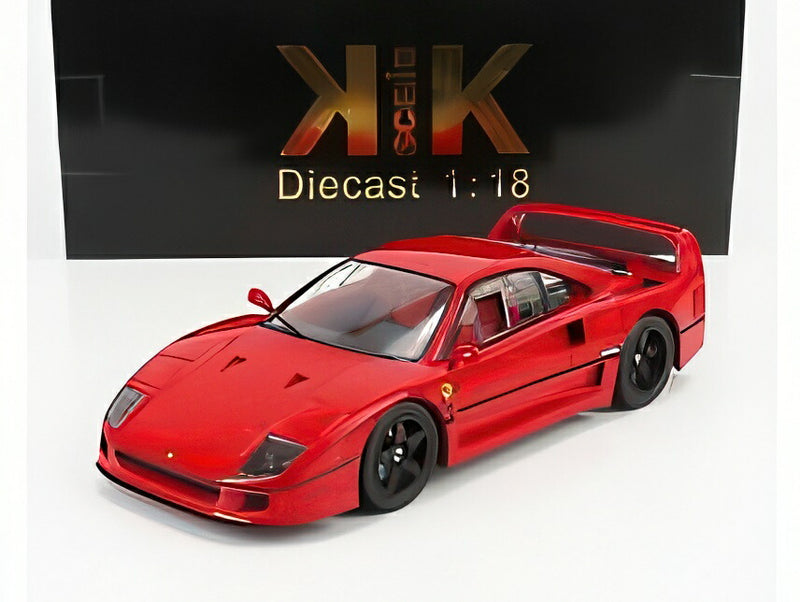 ギャラリービューアに画像をロードする, 【予約】FERRARI F40 ライトウェイト 1990 レッド/ KK-SCALE 1/18 ミニカー