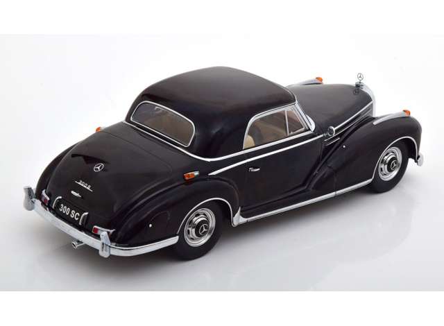 ギャラリービューアに画像をロードする, Mercedes Benz 300 SE W188 クーペ ブラックミニカー/ KK - Scale1/18