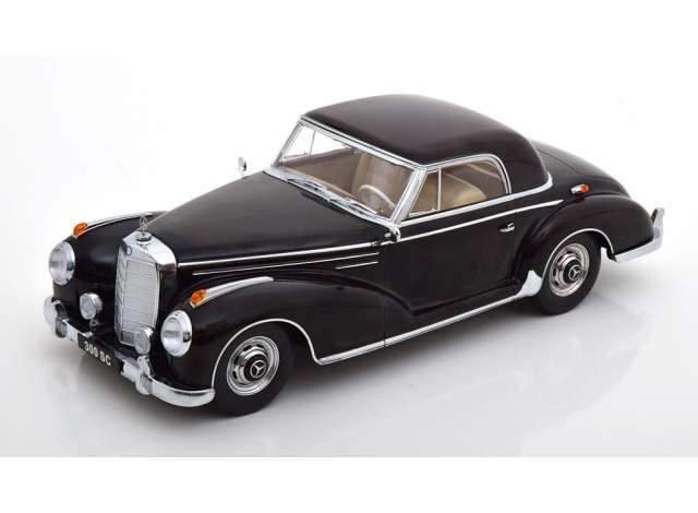 ギャラリービューアに画像をロードする, Mercedes Benz 300 SE W188 クーペ ブラックミニカー/ KK - Scale1/18