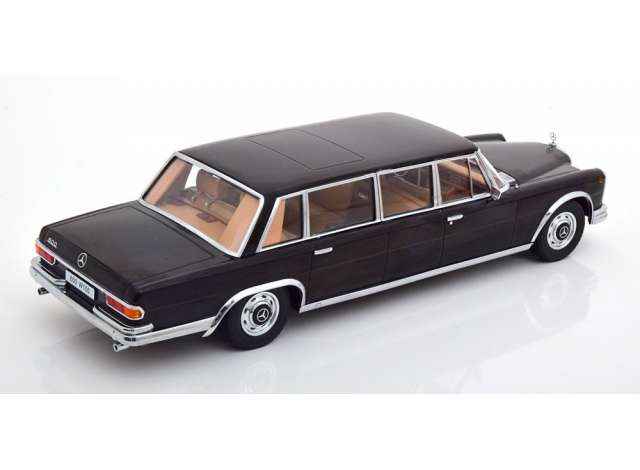 ギャラリービューアに画像をロードする, 1964 Mercedes Benz 600 LWB W100 プルマン ブラックミニカー/ KK - Scale1/18