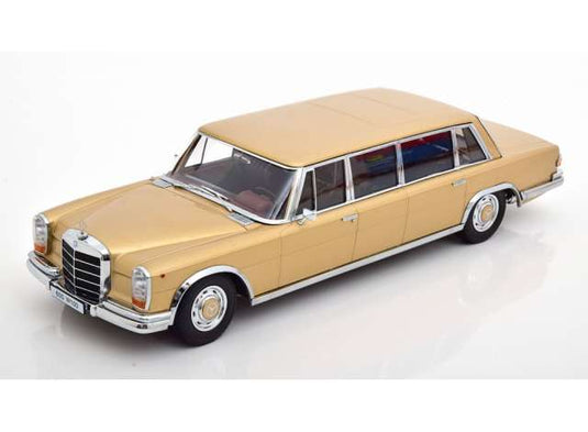 1964 Mercedes Benz 600 LWB W100 Pullman, gold metallic/KK-SCALE 1/18ミニカー