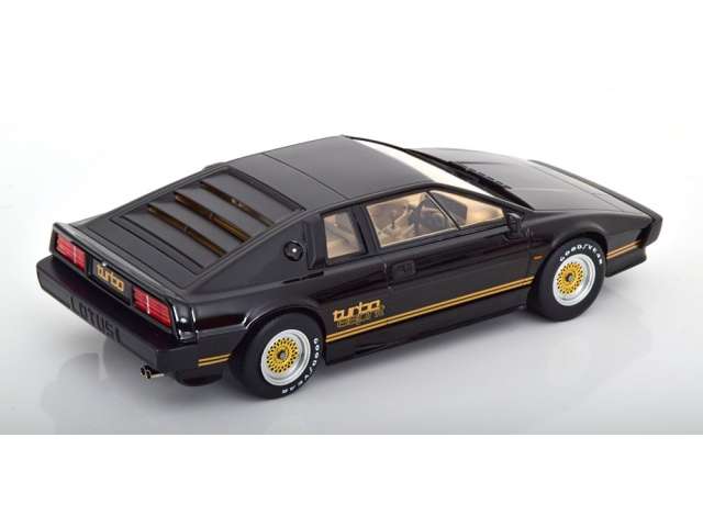 ギャラリービューアに画像をロードする, 1981 Lotus Esprit Turbo Essex, black/gold/KK-SCALE 1/18ミニカー