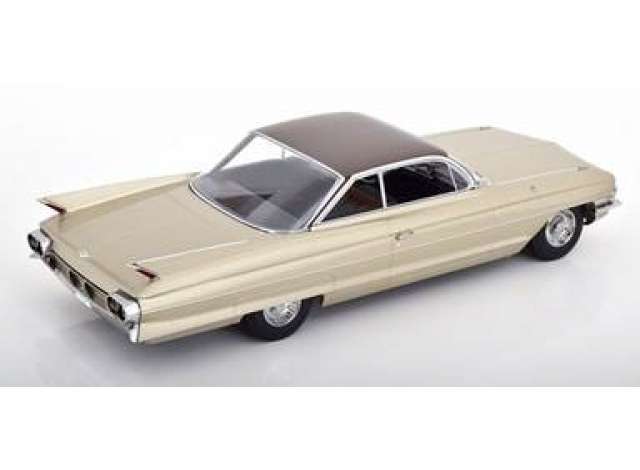 ギャラリービューアに画像をロードする, 【予約】CADILLAC シリーズ62 クーペデビル 1961 ベージュ ブラウン/ KK-SCALE 1/18 ミニカー