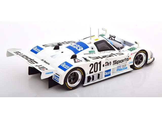 ギャラリービューアに画像をロードする, 1991 Mazda 787B #201 Sieger Le Mans, white/blue/KK-SCALE 1/18ミニカー