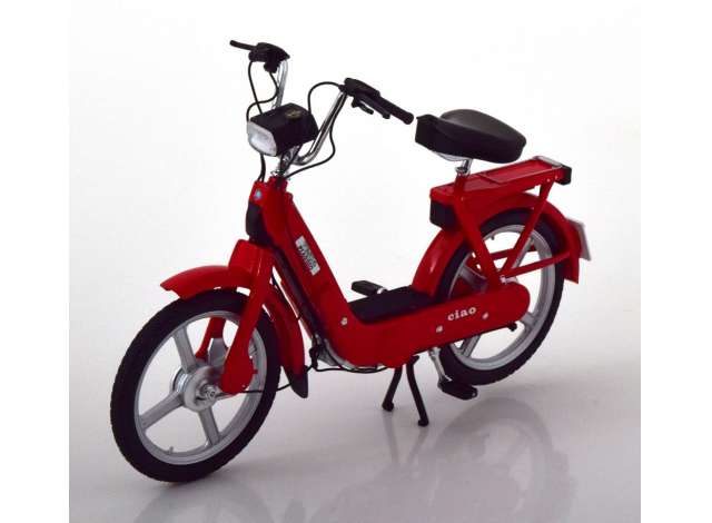 ギャラリービューアに画像をロードする, ベスパ ピアジオ チャオ レッド Vespa Piaggio Ciao バイク ミニカー / KK-SCALE 1/10 ミニカー