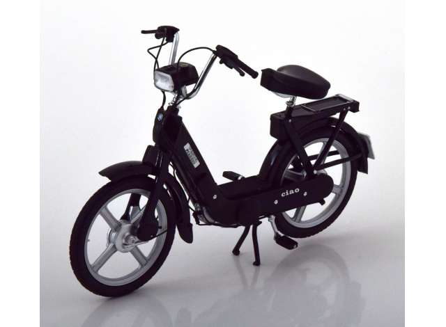 ギャラリービューアに画像をロードする, ベスパ ピアジオ チャオ ブラック Vespa Piaggio Ciao バイク ミニカー / KK-SCALE 1/10 ミニカー