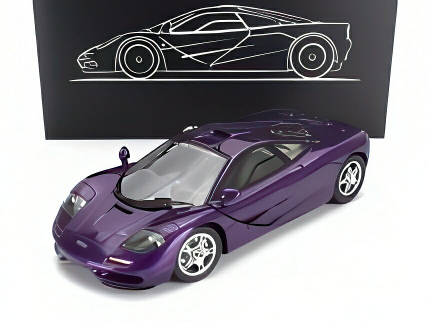 LCD models 1/18 マクラーレン　f1 xp5 紫 1/18 LCD McLaren F1 XP5 (Pearl Purple) Diecast Car Model