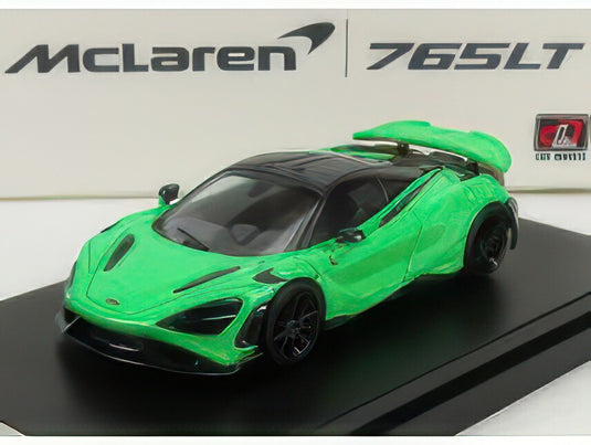McLAREN 765LT 2020 GREEN/LCD 1/64ミニカー