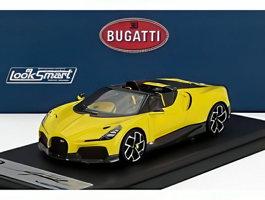 【予約】BUGATTI MISTRAL W16 2023 モルスハイムイエロー/ LOOKSMART 1/43 ミニカー