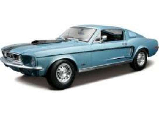 1968 Ford Mustang GT コブラ ブルーブラック/MAISTO 1/18ミニカー