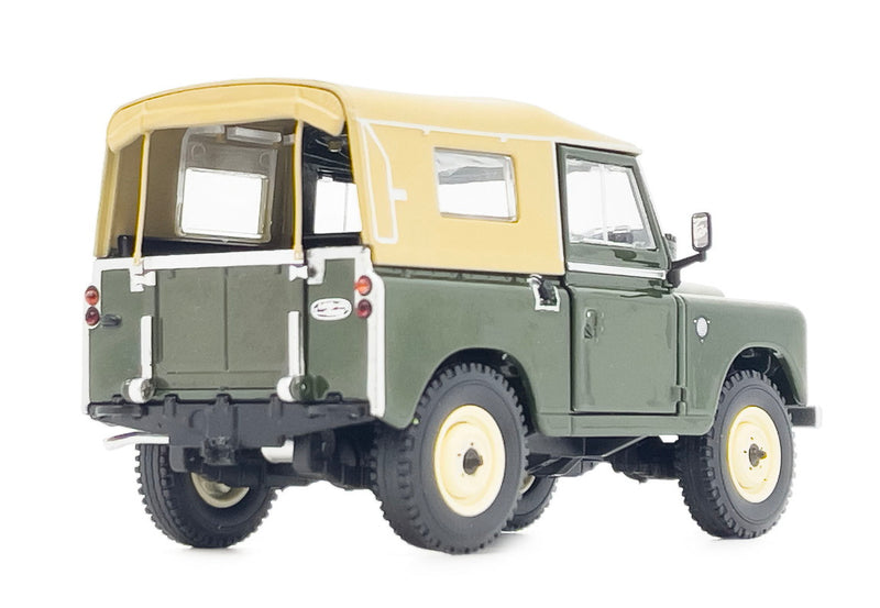 ギャラリービューアに画像をロードする, 【予約】Landroverランドローバー Series 3 88 ソフトトップ ディープブロンズグリーン / margemodel 1/32 ミニカー