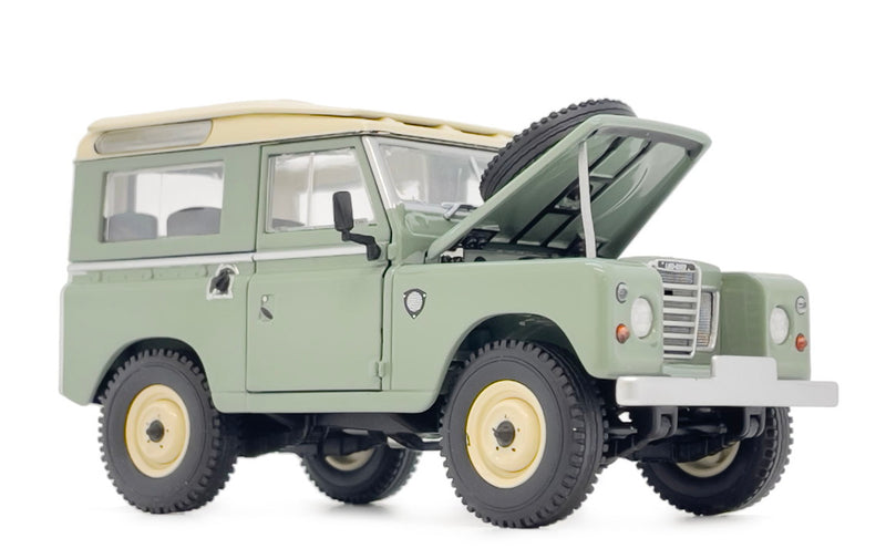 ギャラリービューアに画像をロードする, 【予約】Landroverランドローバー Series 3 88 サファリルーフ アトランティックグリーン / margemodel 1/32 ミニカー
