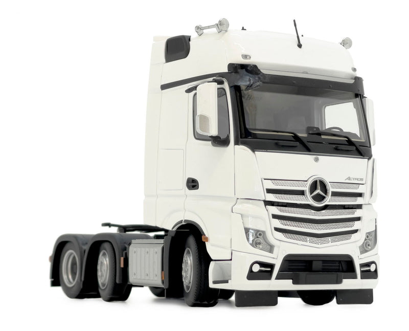ギャラリービューアに画像をロードする, 【予約】Mercedes-Benzメルセデスベンツ Actrosアクトロス Gigaspaceギガスペース 6x2 クリアホワイト / margemodel 1/32 ミニカー