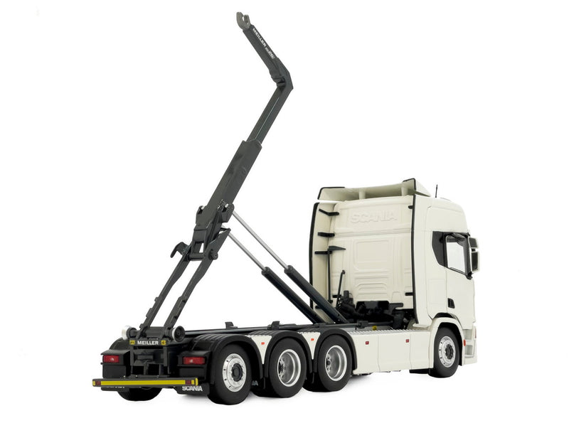 ギャラリービューアに画像をロードする, 【予約】Scania R500シリーズ フックリフト ホワイト / margemodel 1/32 ミニカー
