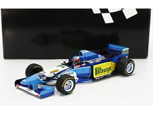 BENETTON - F1 B195 TEAM MILD SEVEN RENAULT N 1 WORLD CHAMPION WINNER JAPAN GP WITH RAIN TYRES MICHAEL SCHUMACHER 1995 - BLUE YELLOW/Minichamps 1/18ミニカー