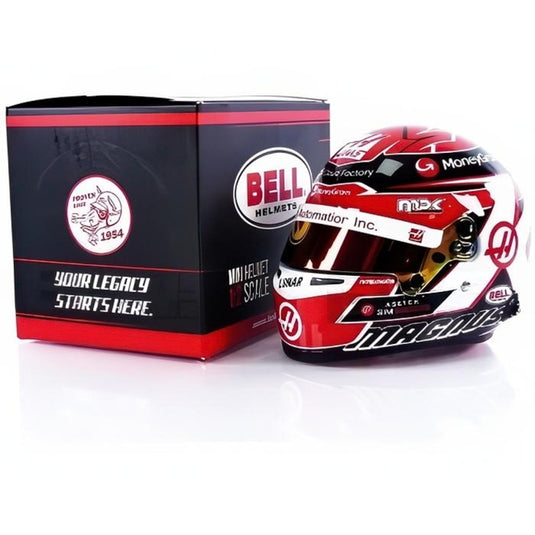 ケビン・マグヌッセン ヘルメット Haas 2023/ MINI HELMET 1/2 ミニカー