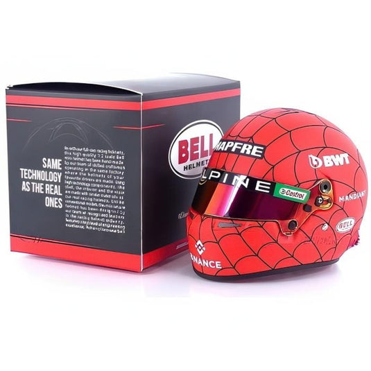 エステバン・オコン ヘルメット Alpine アメリカGP 2022/ MINI HELMET 1/2 ミニカー