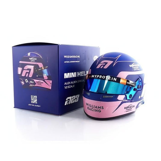 アレクサンダー・アルボン ヘルメット Williams 2024/ MINI HELMET 1/2 ミニカー