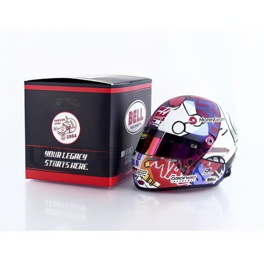 エステバン・オコン ヘルメット Alpine マイアミGP 2025/ MINI HELMET 1/2 ミニカー
