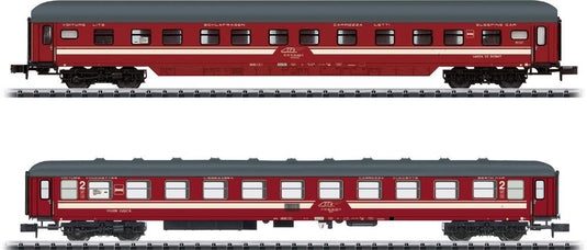 Minitrix 18254 CFR DC "EC ヴェネツィア" 客車セット/ Nゲージ 鉄道模型 外国