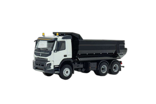 Motorart Volvo FMX ホワイトエディション 3軸 ダンプトラック/ Motorart 1/50 建設機械模型 ミニカー