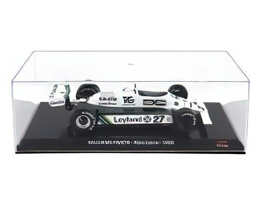 WILLIAMS - F1 FW07B N 27 WORLD CHAMPION SEASON 1980 ALAN JONES WHITE GREEN/EDICOLA 1/24ミニカー