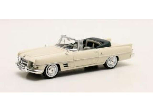 1957 Dual-Ghia convertible, white/Matrix 1/43ミニカー