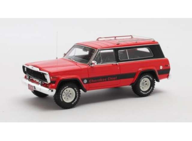 MX21004-012 JEEP Cherokee Chief (SJ) marron - 1980 au 1/43 de MX21004-012 JEEP Cherokee Chief (SJ) marron - 1980 au 1/43 de
