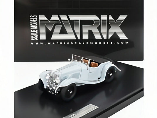 ASTON MARTIN 15/98 2-4シーター ロードスター オープン 1938 グレー/ Matrix 1/43 ミニカー