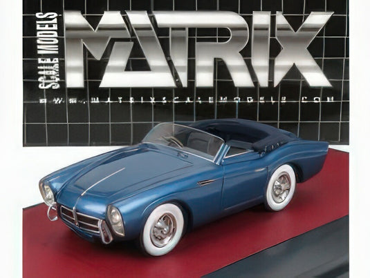 PEGASO Z102 2SERIES SAOUTCHIK CABRIOLET OPEN 1954 LIGHT BLUE/MATRIX SCALE 1/43ミニカー