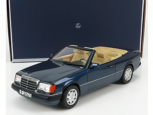メルセデス ベンツ Eクラス 300CE 24V (A124) カブリオレ オープン 1991 - ノーティカルブルーメタリック/ Norev 1/18 1000台限定ミニカー