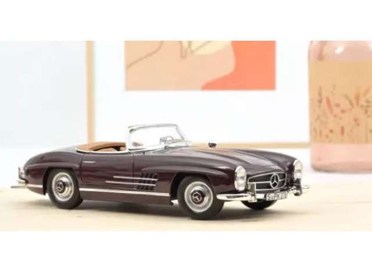 1957 Mercedes-Benz 300 SL Roadster, red/Norev 1/18ミニカー