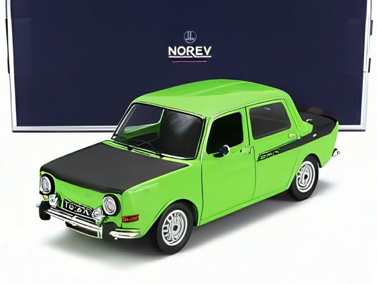 SIMCA - 1000 ラリー2 1976 - グリーン ブラック Norev 1/18 ミニカー