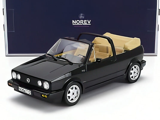 フォルクスワーゲン - ゴルフ 1 シリーズ カブリオレ 1992 - ブラック Norev 1/18 ミニカー