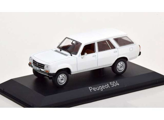 1980 Peugeot 504 Break Dangel アラスカホワイトミニカー/ Norev1/43