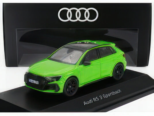 AUDI A3 RS3 スポーツバック 2024 キャラミグリーン/ Norev 1/43 ミニカー