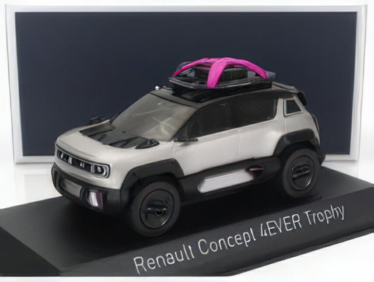 RENAULT CONCEPT 4EVER TROPHY ETECH 100% ELECTRIC 2022 SILVER BLACK/NOREV 1/43ミニカー