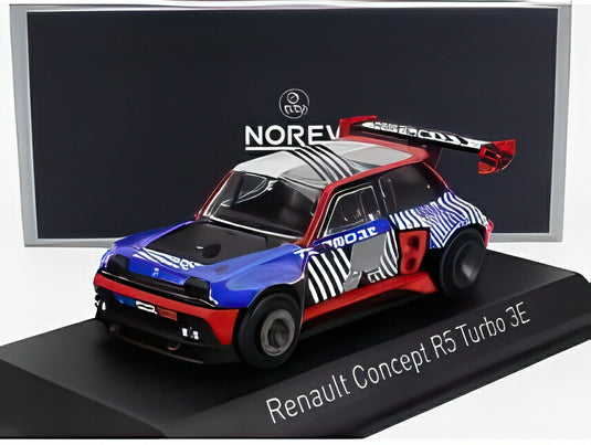 ルノー R5 ターボ コンセプト 3E E Tech 100% エレクトリック 2023 ブルー レッド/ Norev 1/43 ミニカー
