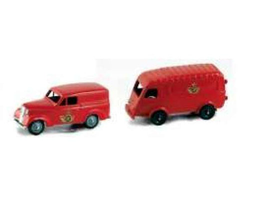 Renault 1000kgs and Dauphine Set Belgium Post, red/Norev 1/43ミニカー