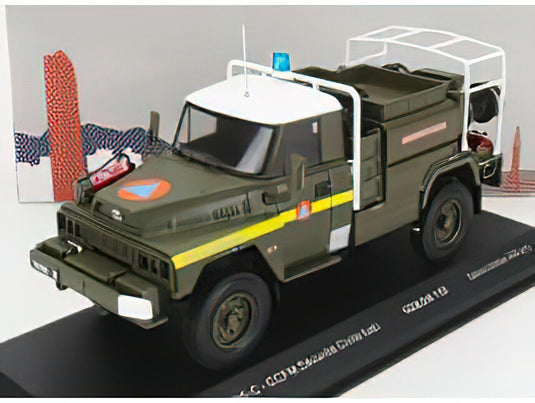 ACMAT TPK 4-35-C TANKER TRUCK CCFM SECURITE CIVILE 1985 MILITARY GREEN/ODEON 1/43ミニカー